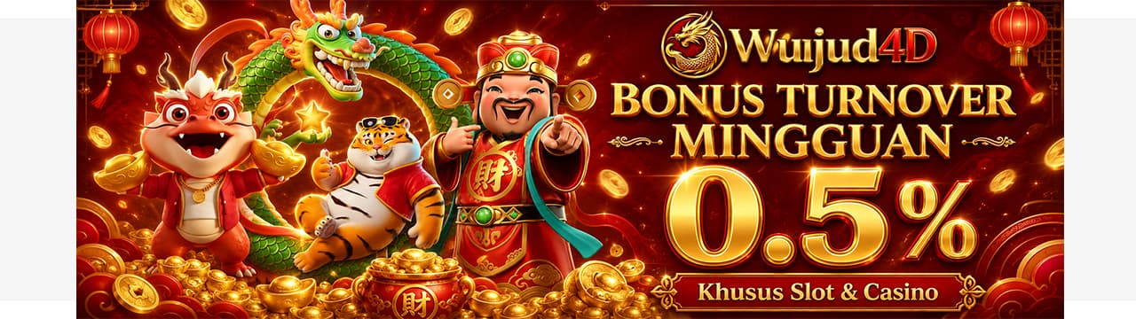 Bonus Turnover Mingguan 0.5%